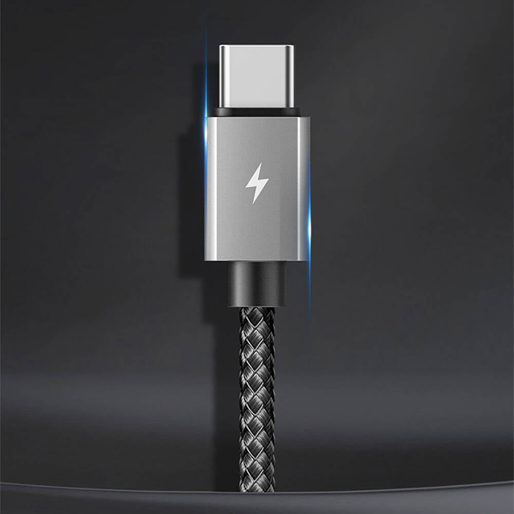 Recci RTC-P08CC Type-C to Type-C PD 100W 5A Hızlı Şarj Naylon Örgü Tasarım Şarj ve Data Kablosu 1.5M Recci RTC-P08CC Type-C to Type-C PD 100W 5A Hızlı Şarj Naylon Örgü Tasarım Şarj ve Data Kablosu 1.5M